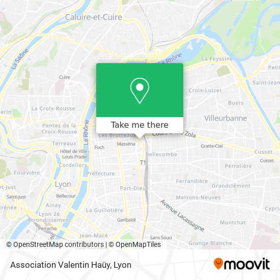 Association Valentin Haüy map