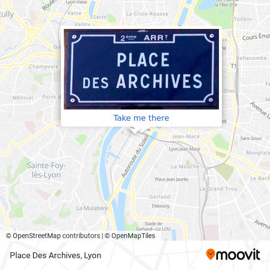 Mapa Place Des Archives