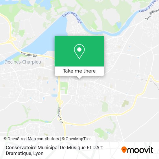 Conservatoire Municipal De Musique Et D'Art Dramatique map