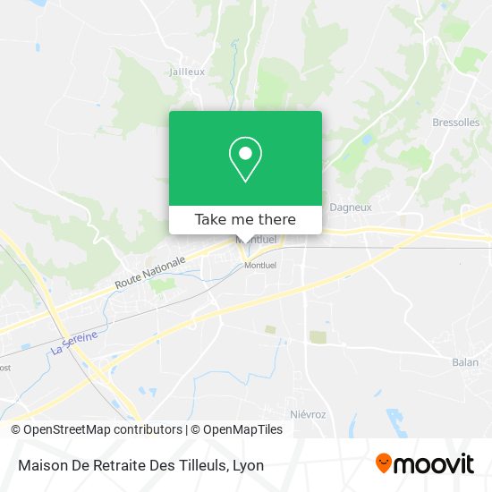 Maison De Retraite Des Tilleuls map