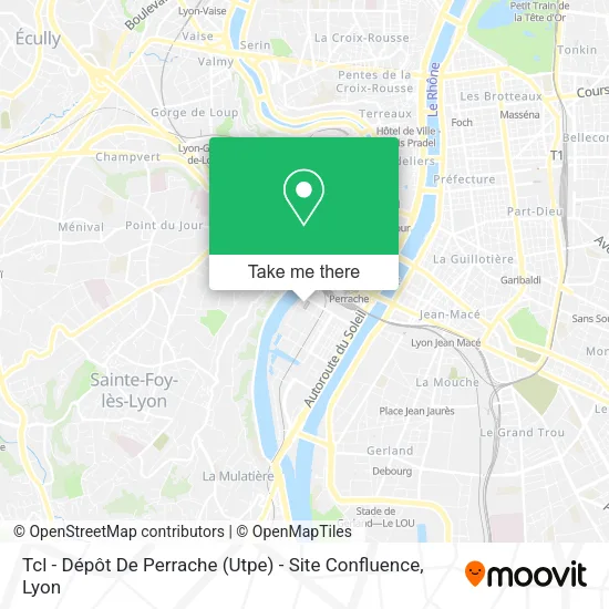Tcl - Dépôt De Perrache (Utpe) - Site Confluence map