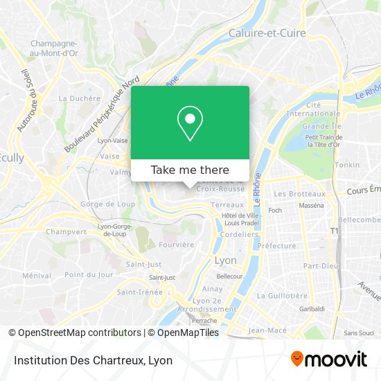 Institution Des Chartreux map