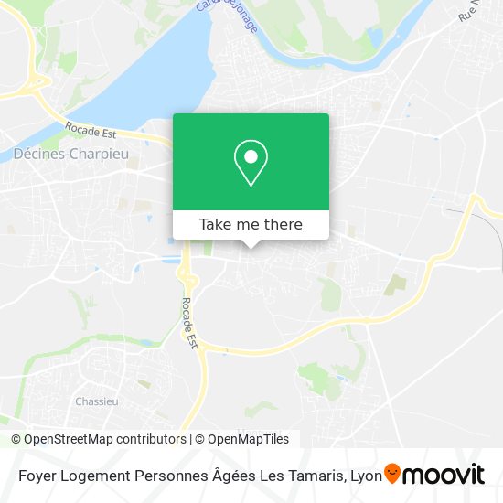 Foyer Logement Personnes Âgées Les Tamaris map