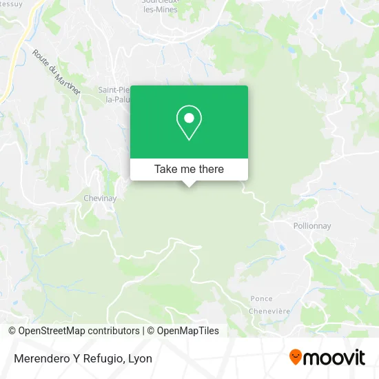 Merendero Y Refugio map