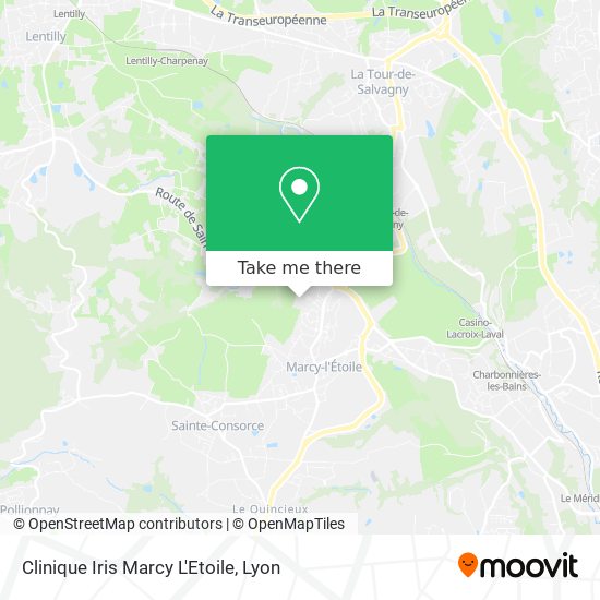 Clinique Iris Marcy L'Etoile map