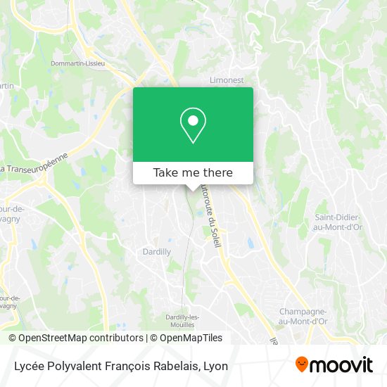 Lycée Polyvalent François Rabelais map