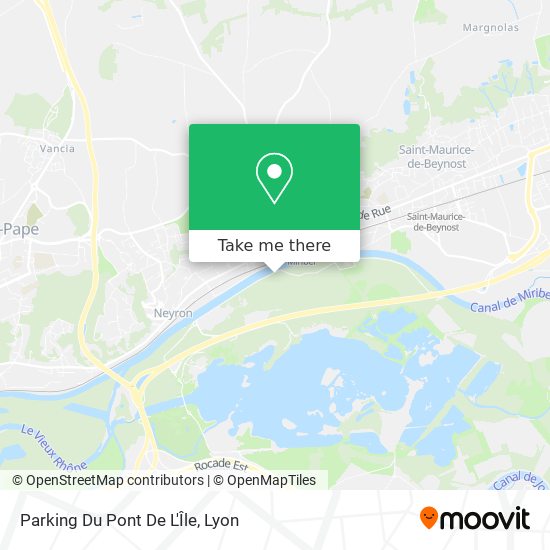 Parking Du Pont De L'Île map