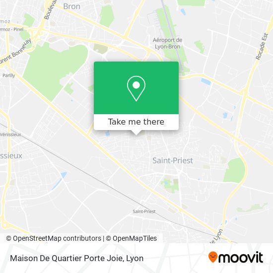 Maison De Quartier Porte Joie map