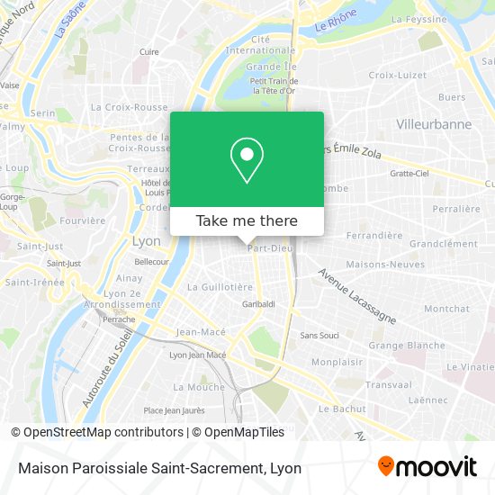 Maison Paroissiale Saint-Sacrement map