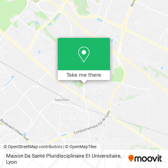 Maison De Santé Pluridisciplinaire Et Universitaire map