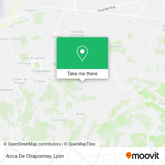 Acca De Chaponnay map