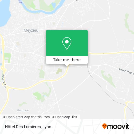 Hôtel Des Lumières map