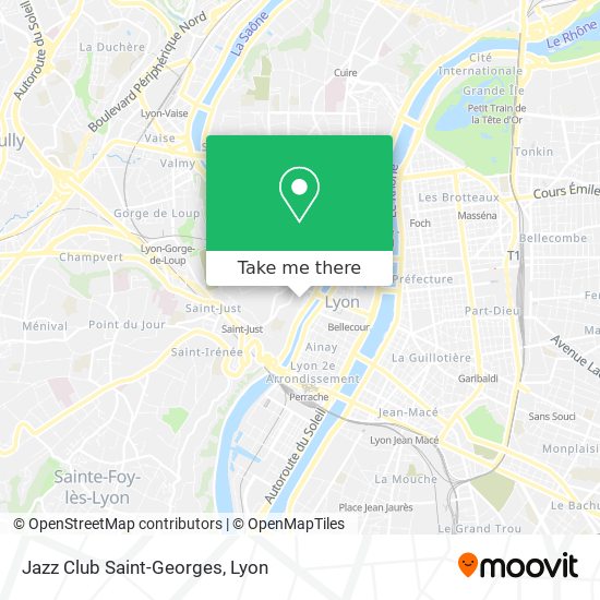 Jazz Club Saint-Georges map