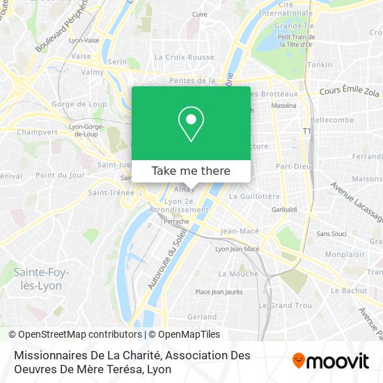 Missionnaires De La Charité, Association Des Oeuvres De Mère Terésa map