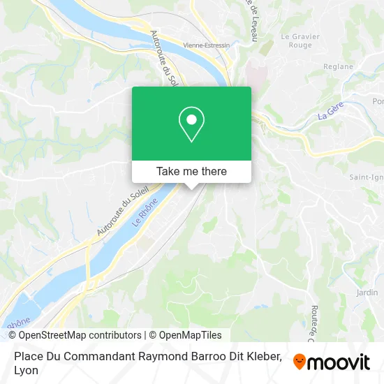 Place Du Commandant Raymond Barroo Dit Kleber map