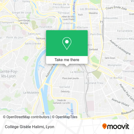 Collège Gisèle Halimi map