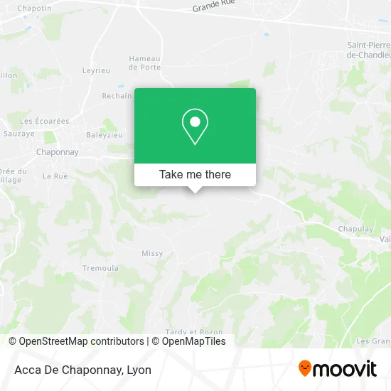 Acca De Chaponnay map