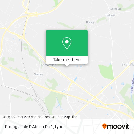 Prologis Isle D'Abeau Dc 1 map