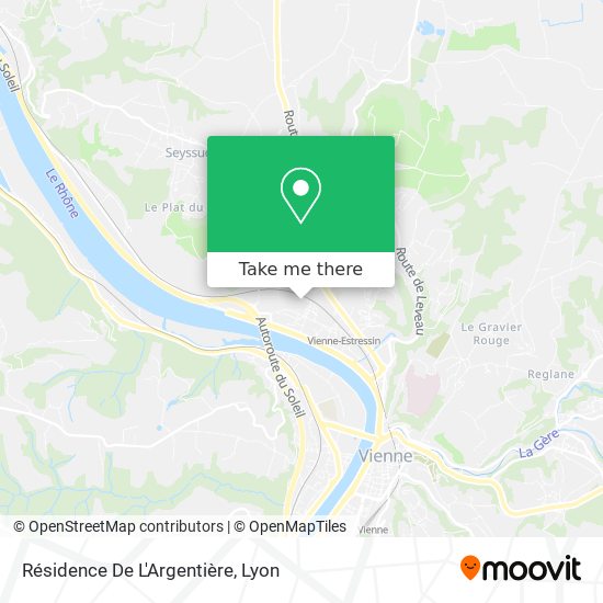 Résidence De L'Argentière map