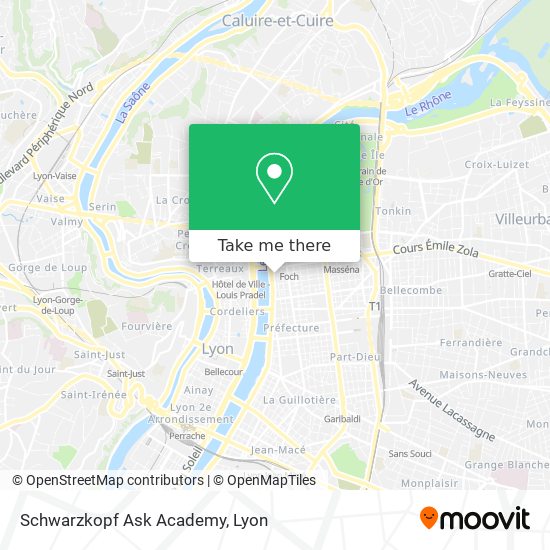 Schwarzkopf Ask Academy map