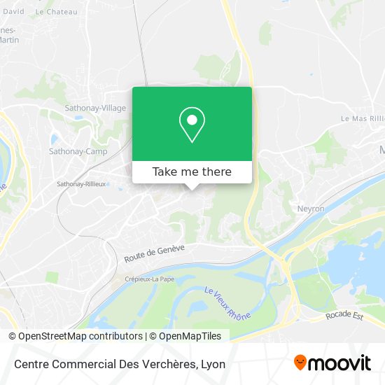 Centre Commercial Des Verchères map