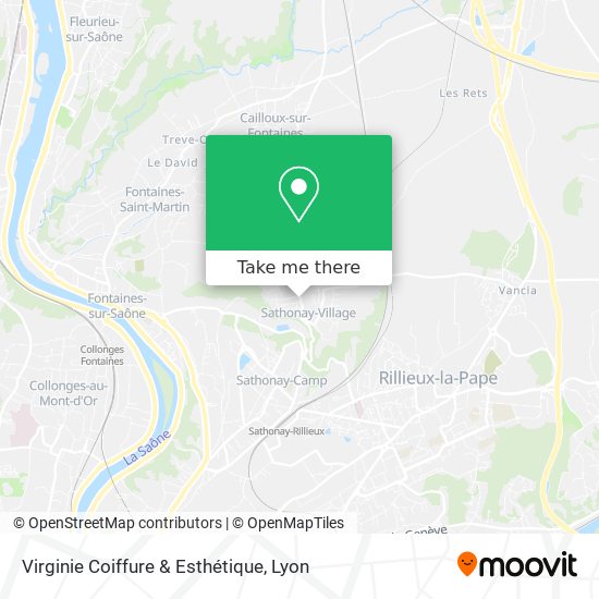 Mapa Virginie Coiffure & Esthétique