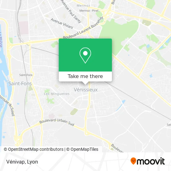 Vénivap map