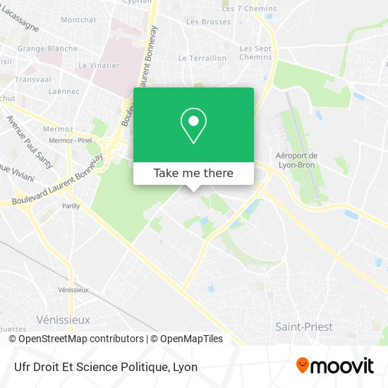 Ufr Droit Et Science Politique map