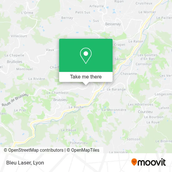 Bleu Laser map