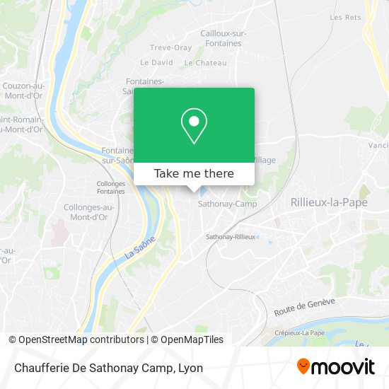 Chaufferie De Sathonay Camp map
