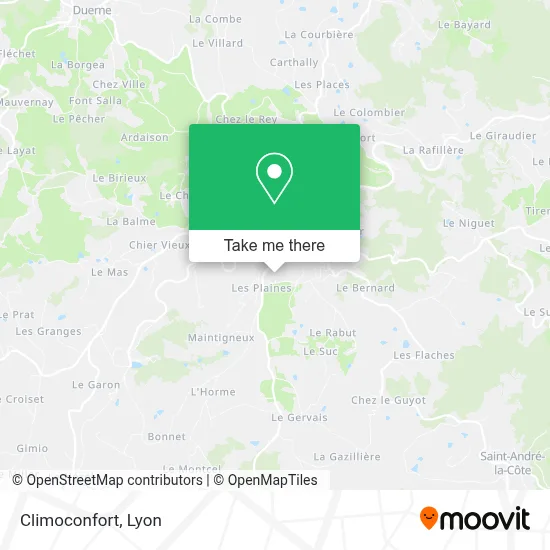 Climoconfort map