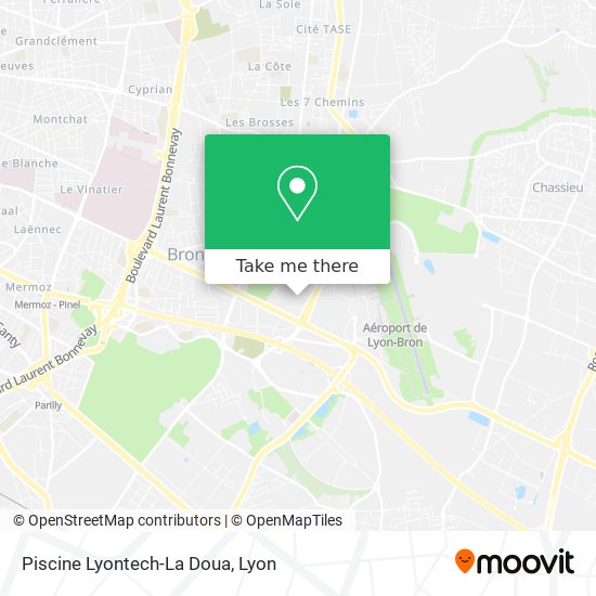 Piscine Lyontech-La Doua map