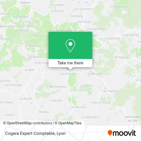 Cogera Expert Comptable map