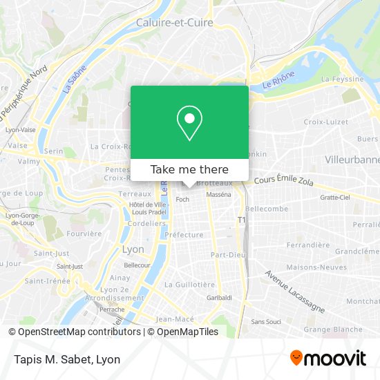 Tapis M. Sabet map