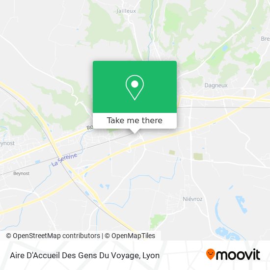 Aire D'Accueil Des Gens Du Voyage map