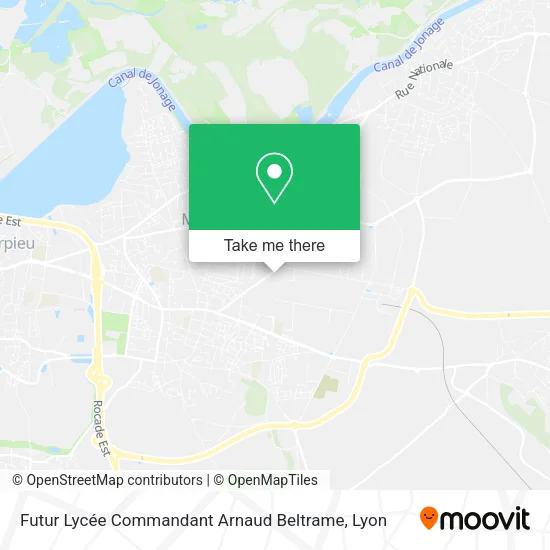 Futur Lycée Commandant Arnaud Beltrame map