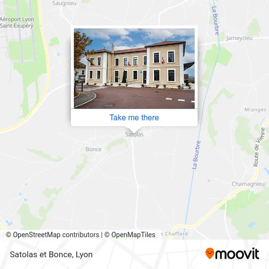 Satolas et Bonce map