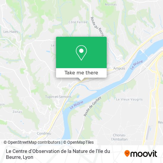 Le Centre d'Observation de la Nature de l'Ile du Beurre map