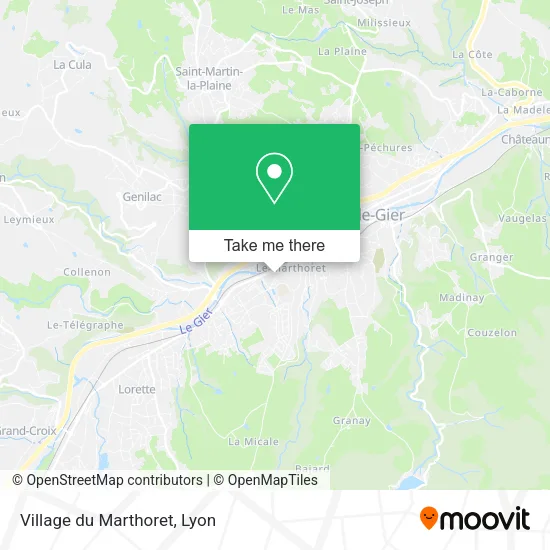 Village du Marthoret map