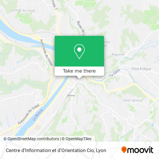 Centre d'Information et d'Orientation Cio map