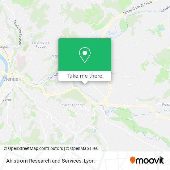 Ahlstrom Research and Services map