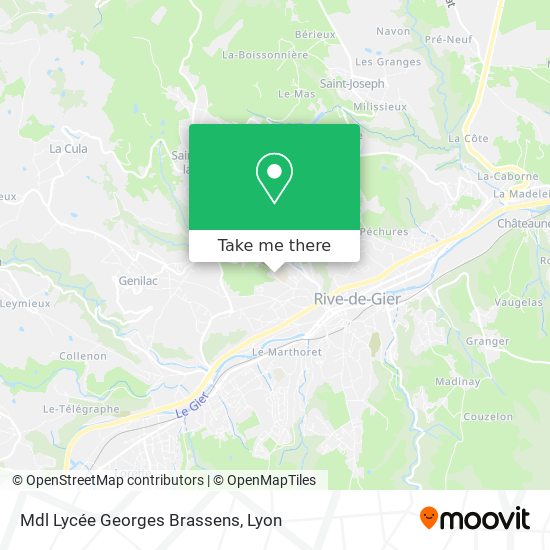 Mdl Lycée Georges Brassens map