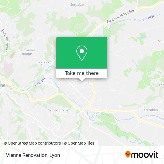 Vienne Renovation map