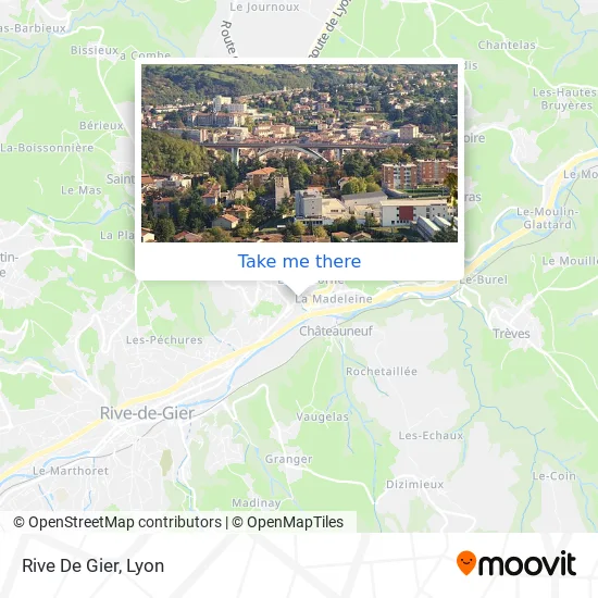 Rive De Gier map