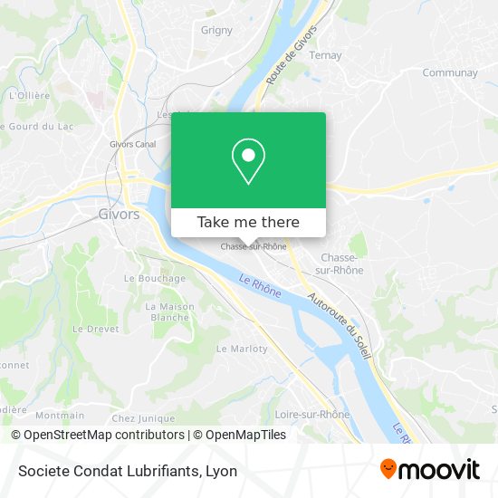 Societe Condat Lubrifiants map