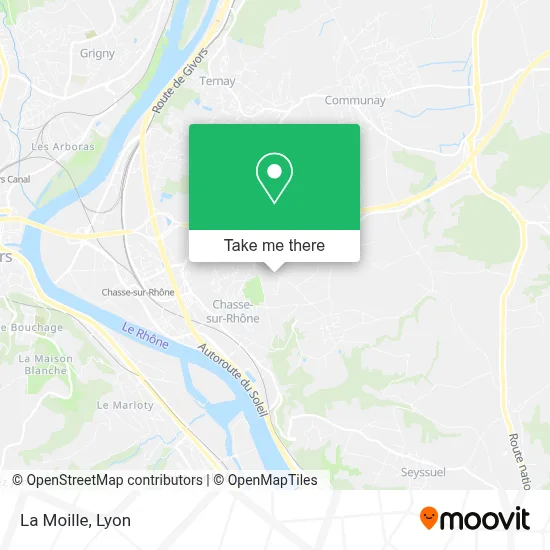 La Moille map