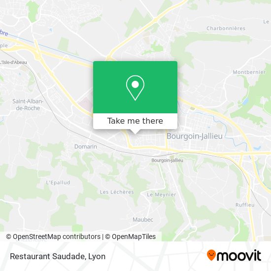 Restaurant Saudade map