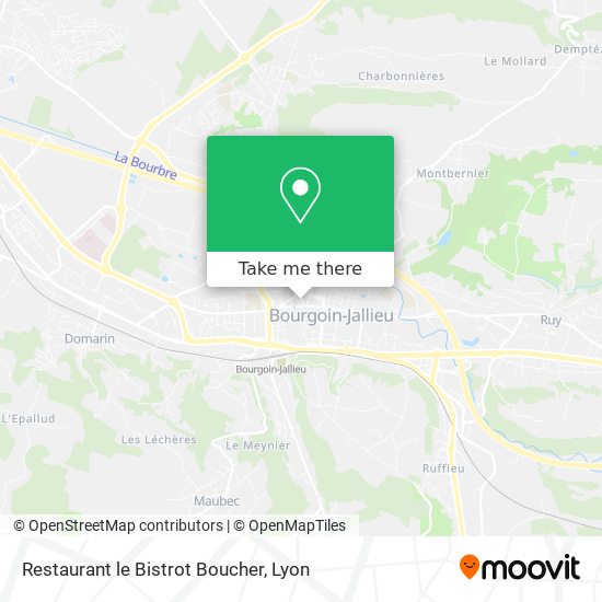 Restaurant le Bistrot Boucher map