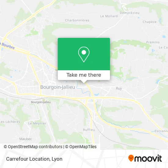 Carrefour Location map