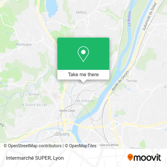 Intermarché SUPER map